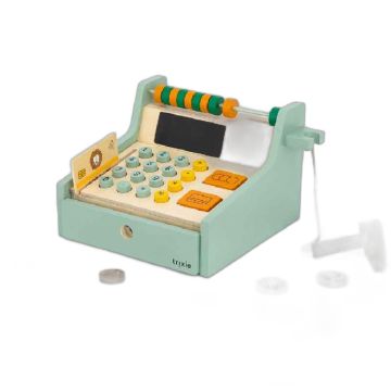 Caisse enregistreuse bois Trixie – Jeu imitation 3 ans