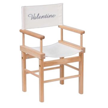 Fauteuil réalisateur Moulin Roty personnalisé