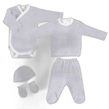 Coffret Naissance Babidu 5 pièces coton nouveau-né