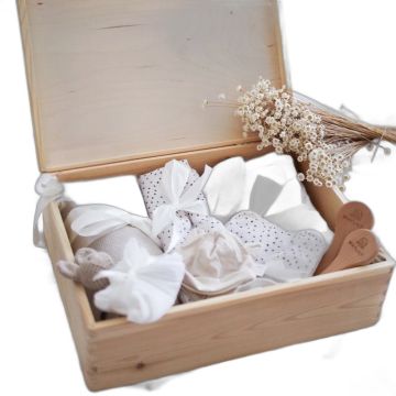 Coffret Naissance Bébé 10 pièces Maylily beige