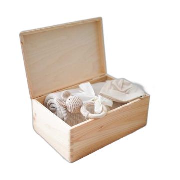 Coffret Naissance Maylily 100% Douceur - Couverture, Bonnet, Hochet
