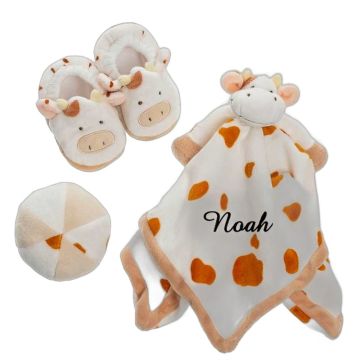 Coffret Naissance Personnalisé Teddykompaniet Vache