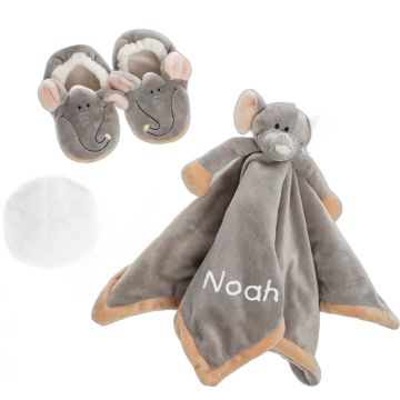 Coffret naissance personnalisé Teddykompaniet éléphant