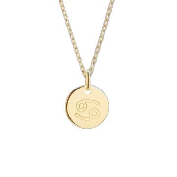 Collier signe Cancer personnalisable – Petits Trésors