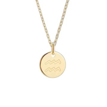 Collier signe Verseau enfant personnalisé – Petits Trésors