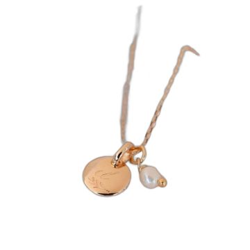 Collier bébé personnalisable Aismée – plaqué or