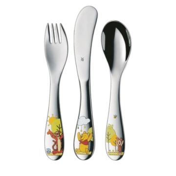 Couverts bébé Winnie l'ourson WMF 3 pièces gravés