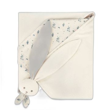 Couverture doudou Kaloo personnalisable crème