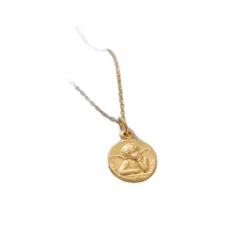 Collier Ange Raphaël personnalisable plaqué or Petits Trésors