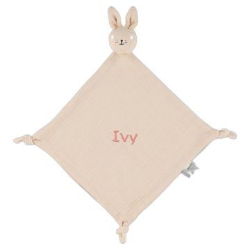 Grand doudou personnalisé Mrs. Rabbit Trixie | Cadeau naissance