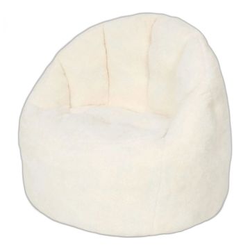 Fauteuil enfant Little Dutch blanc teddy