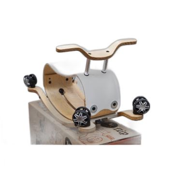 Trotteur et jouet à bascule Wishbone Flip 2 en 1 blanc