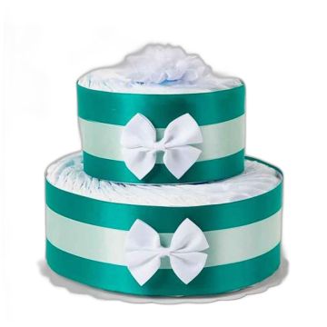 Gâteau de couches Pingo – 40 langes verts suisses