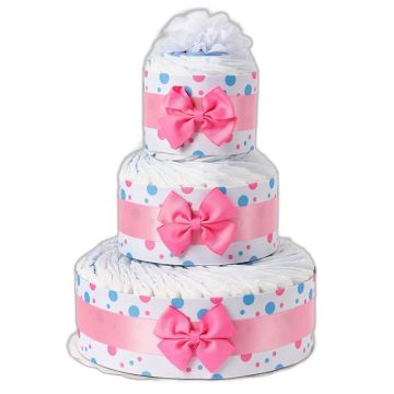Gâteau de couches Pingo, 60 couches naissance écologiques