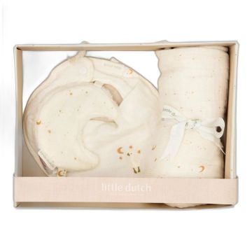 Coffret naissance Little Dutch Moon & Stars coton bio