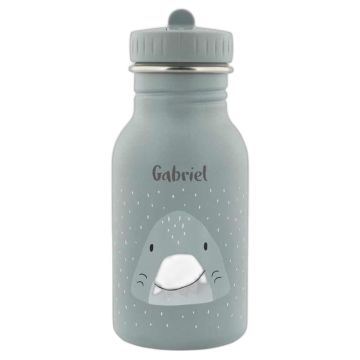 Gourde Trixie Mr. Shark 350ml personnalisable prénom enfant