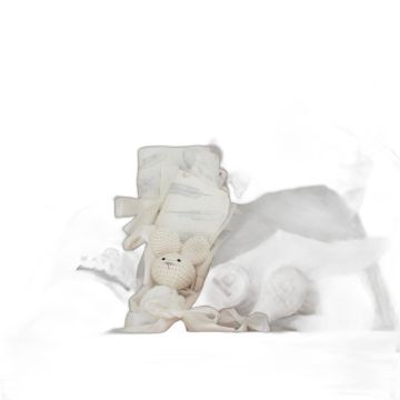 Coffret Naissance 10 pièces Maylily crème | Cadeau bébé