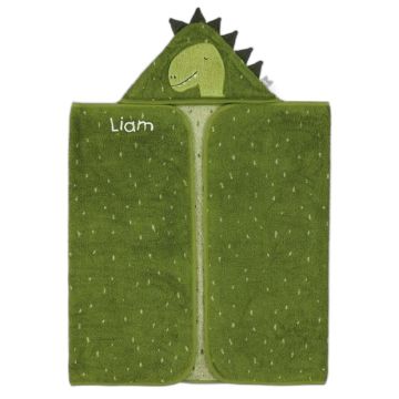 Serviette à capuche Dino personnalisée Trixie