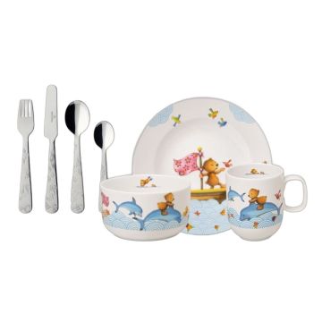 Set vaisselle couverts enfant Villeroy & Boch | Happy as a bear