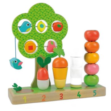 J'apprends à compter les légumes Vilac – jeu d'éveil bois