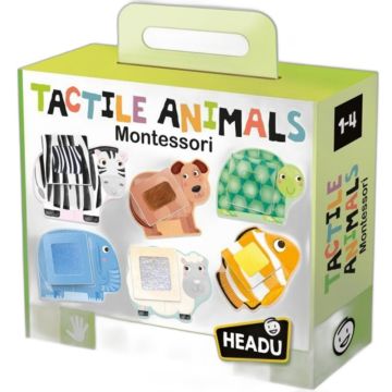 Jeu Montessori Tactile Animals Headu - 1 à 4 ans