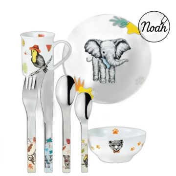 Coffret repas enfant gravé Puresigns – 7 pièces