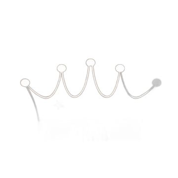 Lampe couronne personnalisable Vintiun - Cadeau bébé