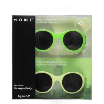 Lunettes Mokki 0-2 ans vertes Click & Change