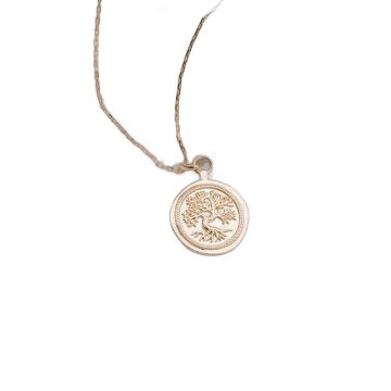 Médaille baptême arbre de vie argent Aismée