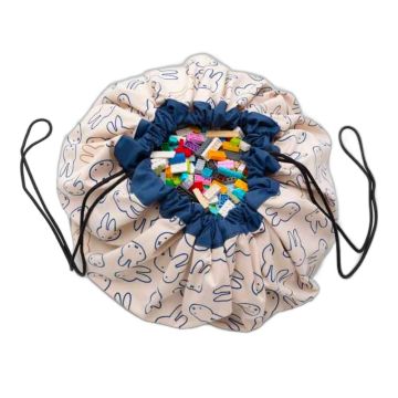 Sac de jeux Miffy Play & Go - Baluchon 2en1 rangement et jeu