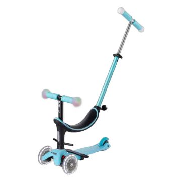 Trottinette Micro Mini2grow Deluxe bleue 1-6 ans LED