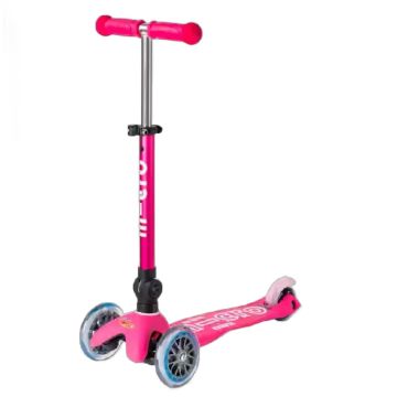 Trottinette Mini Micro Deluxe LED pliable rose - Micro