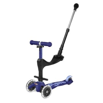 Micro 3 en 1 Deluxe Plus LED trottinette évolutive enfant