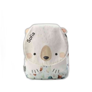 Mini sac à dos enfant personnalisé Munchy l’ours – Sassi Junior