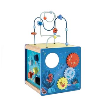 Cube d'activités éveil Moulin Roty Paulie - Bois dès 1 an