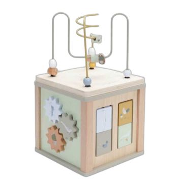 Cube d'éveil en bois Little Dutch - Multi-activités