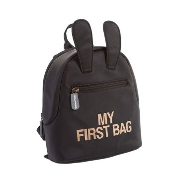 Sac à dos enfant My First Bag Childhome noir - Maternelle