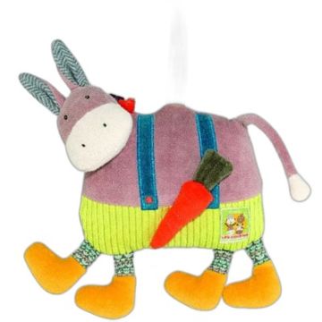 Peluche musicale âne Les Cousins - Moulin Roty
