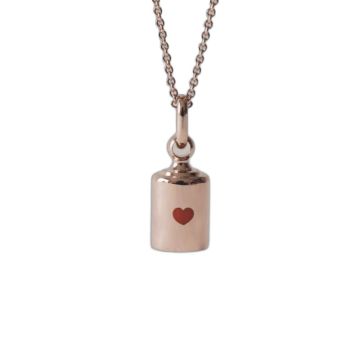 Pendentif plaqué or rose personnalisable Mon Petit Poids