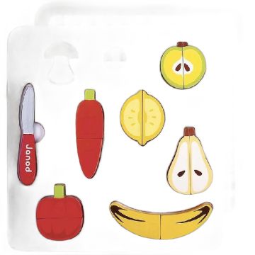 Plateau Fruits et Légumes Magnétiques Janod | Jouet en Bois