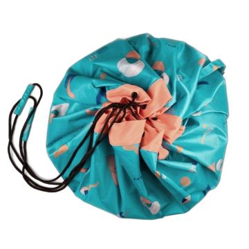 Baluchon de plage Play & Go turquoise - rangement jouets extérieur