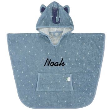 Poncho Trixie Eléphant personnalisable - Sortie de bain enfant