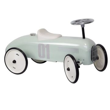 Porteur voiture vintage vert sauge Vilac - Cadeau 1er anniversaire