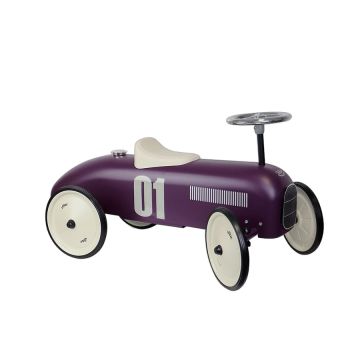 Porteur métal Vilac aubergine vintage - premier bolide rétro