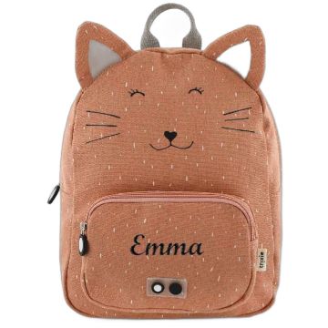 Sac à dos Chat Trixie brodé prénom | Dès 3 ans