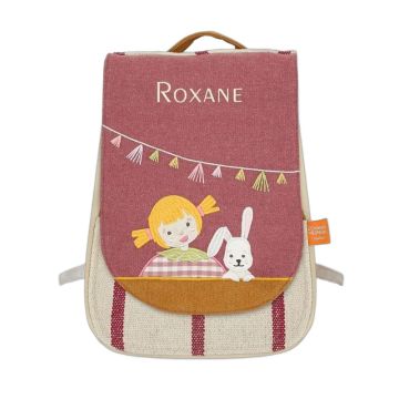 Sac à dos lapin personnalisable au prénom - L'Oiseau Bateau
