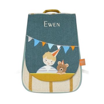 Sac à dos ours personnalisé prénom - L'Oiseau Bateau