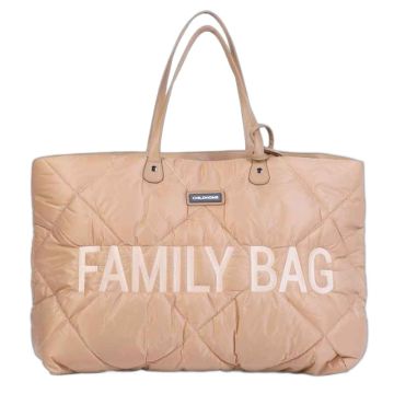 Sac à langer Childhome beige matelassé famille