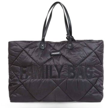 Grand Sac à Langer Childhome noir matelassé – Famille