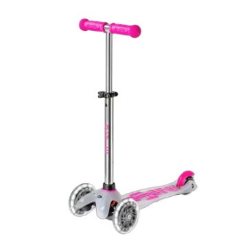 Micro Mini Deluxe Flux LED Neon Pink – trottinette 2-5 ans